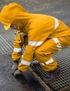 WATERPROOF OVERALLS WITH REFLECTIVE TAPES 104/R