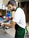 WATERPROOF APRON WITH ROUND REINFORCEMENT 082