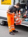 Spodnie do pasa z szelkami wodoochronne ostrzegawcze 4189 Aj Group - PROS