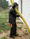 WATERPROOF JACKET 3/4 (ZIP AND SNAPS) 616