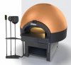 Piec do pizzy neapolitańskiej | Piec obrotowy do pizzy | gazowy | elektroniczny panel sterowania | 12x30cm | 500 °C | AUGUSTO PR G TOUCH