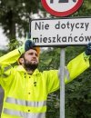 Płaszcz wodoochronny ostrzegawczy standard