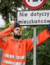 Płaszcz wodoochronny ostrzegawczy standard