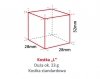 Kostkarka do lodu Hoshizaki IM-45 CNE-HC | 46 kg/24h | chłodzona powietrzem | kostka sześcian | 28x28x32 mm