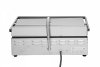Grill elektryczny kontaktowy panini szeroki RN102 | 2 płyty ryflowane
