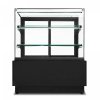 Witryna cukiernicza chłodnicza Dolce Visione Premium Breve 1300 | podświetlany cokół | wersja obniżona | 1300x670x1110+/-10 mm