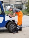Spodnie ogrodniczki wodoochronne ostrzegawcze dwu kolorowe 4287 Aj Group - PROS