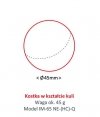 Kostkarka do lodu Hoshizaki IM-65NE-HC-Q | 28 kg/24h | chłodzona powietrzem | kostka kula | ? 45 mm