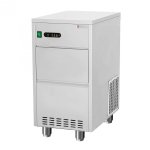 Kostkarka do lodu | 24kg/24h | zasobnik 5kg |  czynnik R290 | chłodzona wodą | 330x470x580mm | RQ24W