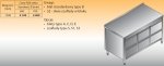 Stół roboczy z trzema blokami szuflad lo 133/s2 1300/600