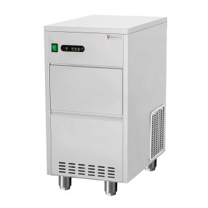 Kostkarka do lodu | 24kg/24h | zasobnik 5kg |  czynnik R290 | chłodzona wodą | 330x470x580mm | RQ24W