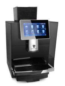 Automatyczny ekspres do kawy RQK8B z ekranem dotykowym | pojemnik 8l |  podłączenie do wody | czarny
