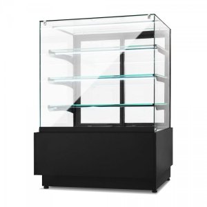 Witryna cukiernicza chłodnicza Dolce Visione Premium 900 | podświetlany cokół | 900x670x1300 mm