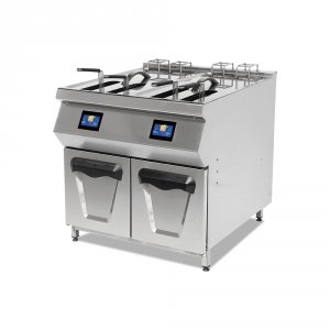 Frytownica automatyczna elektryczna | filtr oleju | ekran dotykowy | 60 kW | 2x 25l | RQ.PLS.ODFE.020 