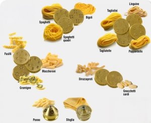 Matryca formująca do maszynki do makaronu Ciao Pasta 5 Radiatori 17,5 mm
