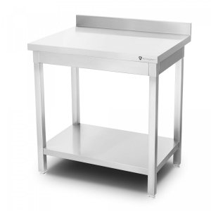 Stół przyścienny z półką | 1400x600x850 mm | skręcany