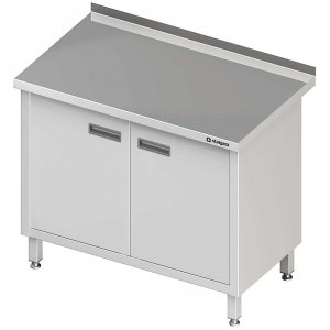 stół przyścienny z drzwiami skrzydłowymi 700x600x850 mm