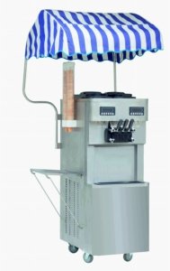 Maszyna do lodów włoskich RQMG36 | 2 smaki +mix | automat do lodów | nocne chłodzenie | pompa napowietrzająca | 2x13 l | 2x230 V 