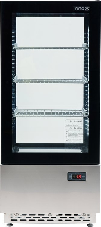 WITRYNA CHŁODNICZA 78L 43x39x98 CZARNA