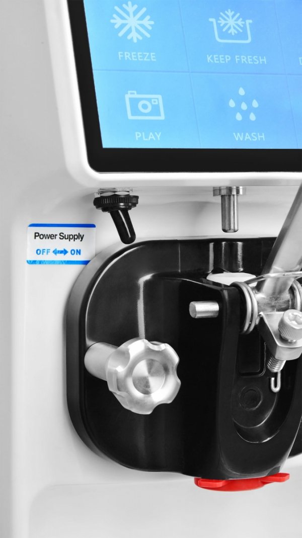 Maszyna do lodów włoskich RQ16E PRO | 1 smak | pompa napowietrzająca | nocne chłodzenie | duży wyświetlacz | nastawna | 6l