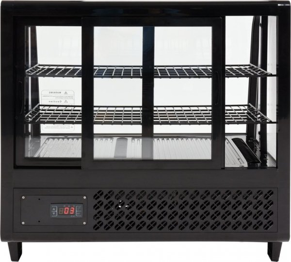 WITRYNA CHŁODNICZA 100L 68x45x67 CZARNA