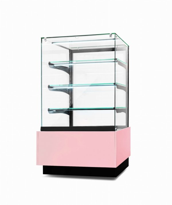 Witryna cukiernicza chłodnicza Dolce Visione Premium 700 | podświetlany cokół | 700x670x1300 mm