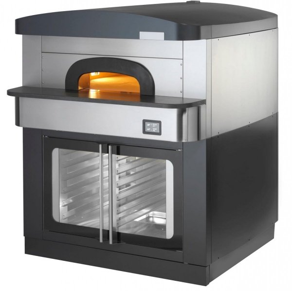 Piec do pizzy neapolitańskiej | elektryczny | komora rozrostu | okap | 6x30 cm | 515 °C | 550 6C