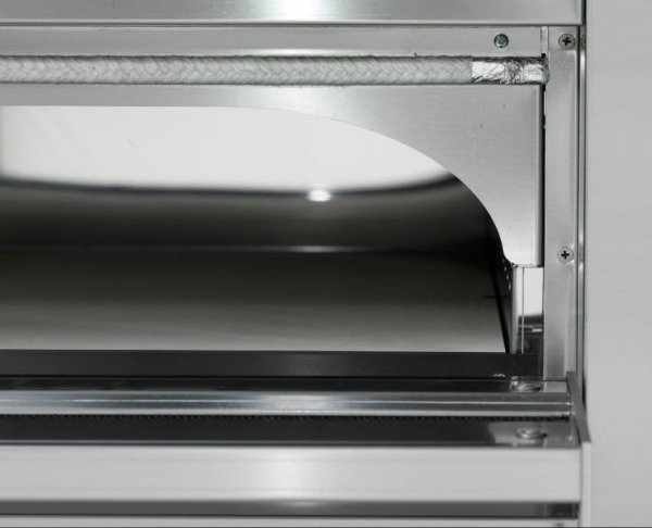 Piec do pizzy elektryczny Cuppone Donatello | dwukomorowy | panel cyfrowy | 4+4x35 | DN435/2 D