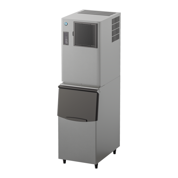 Kostkarka do lodu Hoshizaki IM-240AWPE-U | 210 kg/24h | chłodzona wodą | sanityzacja UVC | kostka sześcian | 28x28x32 mm