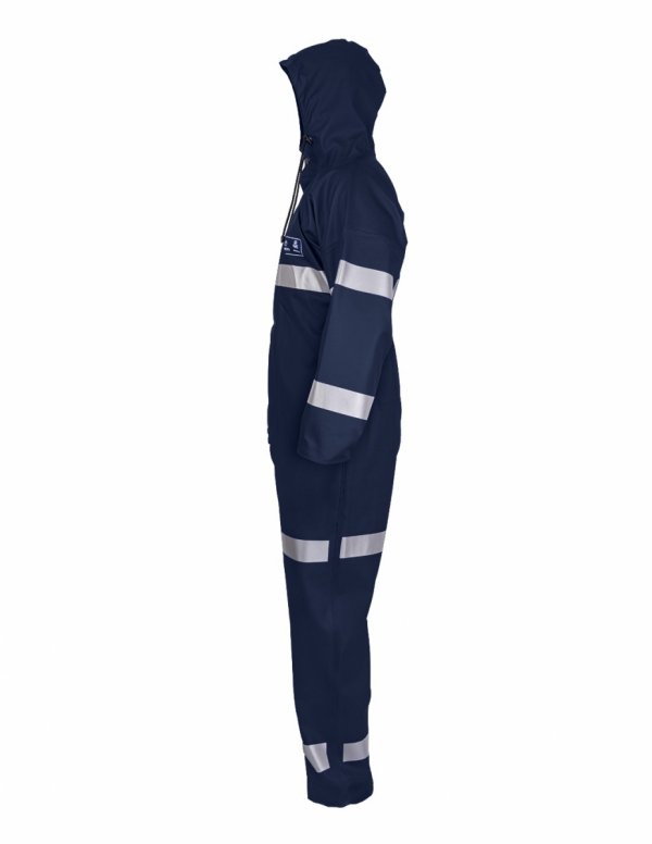 WASSERSCHUTZOVERALL MIT REFLEXSTREIFEN MODELL 104/R