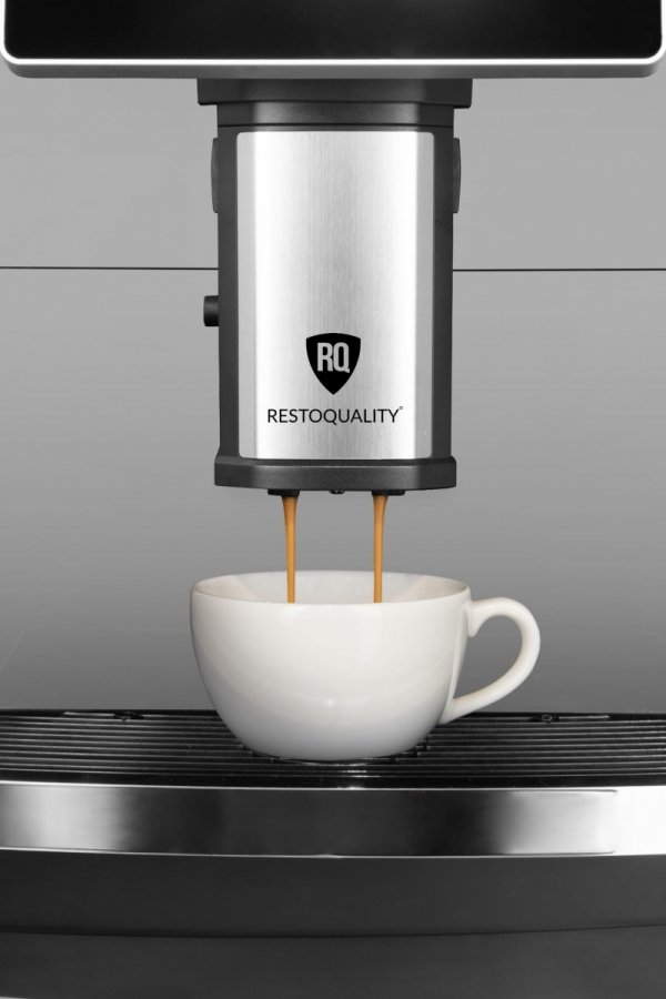 Automatyczny ekspres do kawy RQK2S z ekranem dotykowym | pojemnik 2l |  podłączenie do wody | srebrny