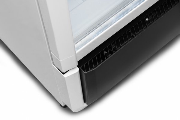 Szafa chłodnicza przeszklona biała RQ380 | 595x600x1870 mm | 377 l