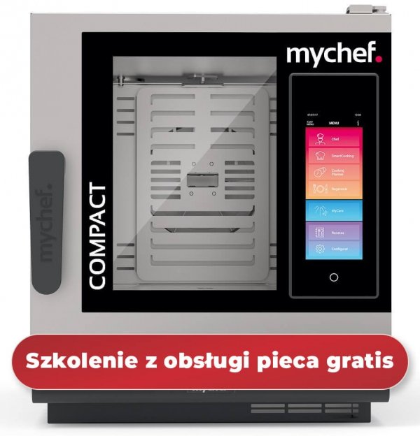 Piec konwekcyjno-parowy elektryczny | automatyczny system myjący | 6xGN2/3 | 6,3 kW | 400 V | Mychef ICOOK Compact 623E TSC  | System TSC - najwyższa stabilność temperatury
