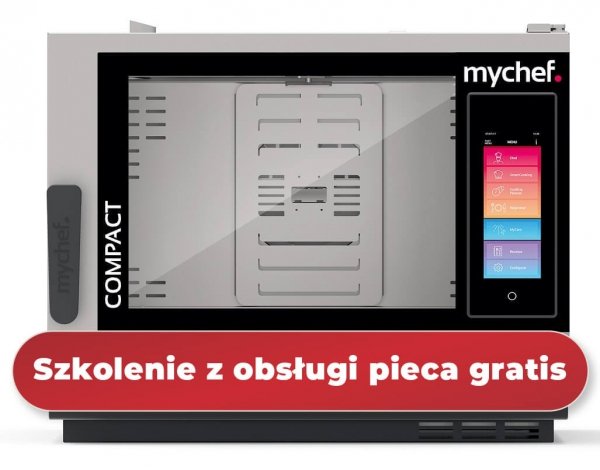 Piec konwekcyjno-parowy elektryczny | automatyczny system myjący | 6xGN1/1 | 7,3 kW | 400 V | Mychef iCook Compact 061TE TSC | System TSC - najwyższa stabilność temperatury
