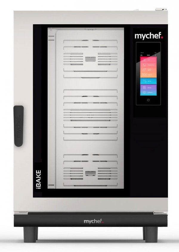 Piec konwekcyjno-parowy gazowy | piekarniczo-cukierniczy | automatyczny system myjący | 10x600x400 |  20 kW | 230 V | Mychef iBake 10G