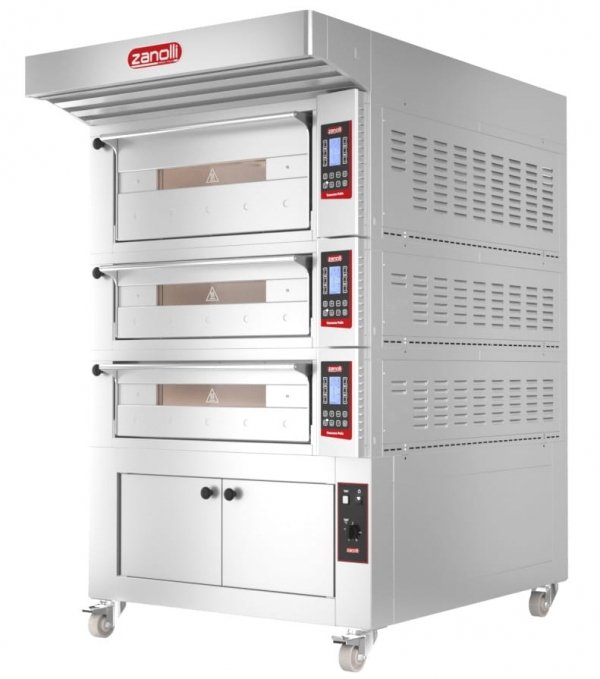Piec elektryczny piekarniczy 1 komorowy | modułowy | h=18 | 2x400x600 mm | 3x33 cm | T POLIS 2S / MC18 IoT