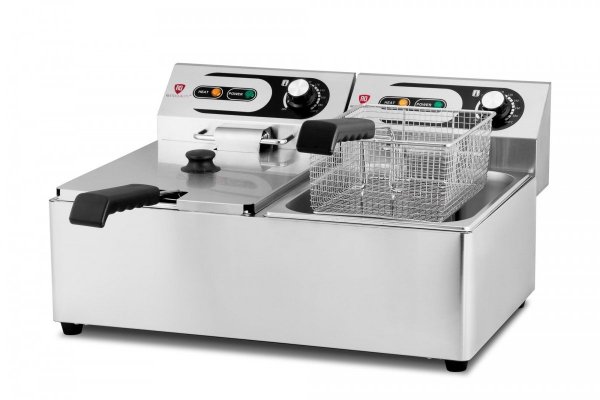 Frytownica elektryczna RQF6L2 | podwójna | 2x6 l | 2x3 kW