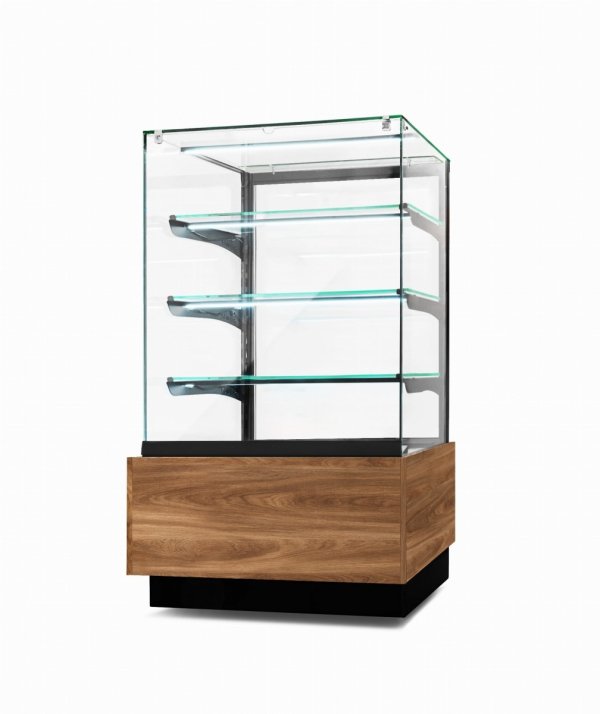 Witryna cukiernicza chłodnicza Dolce Visione Basic 700 BIANCO | 700x670x1300 mm | białe wnętrze