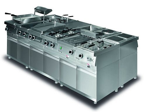 Grill płytowy gazowy (płyta podwójna 1/2 ryflowana) lgg.625 Lozamet