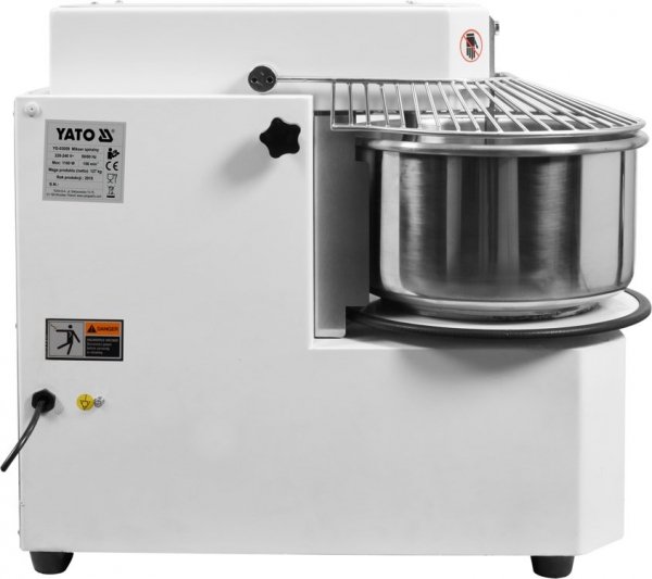 MIKSER SPIRALNY 20L, STAŁA PRĘDKOŚĆ Z UCHYLNĄ GŁOWICĄ, 1100 W