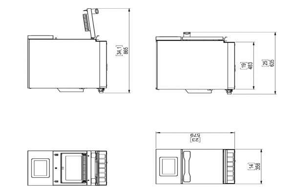 Piec konwekcyjny mikrofalowy | hybrydowy | Lainox Oracle XS Standard | 3,6 kW | 230V | stalowy