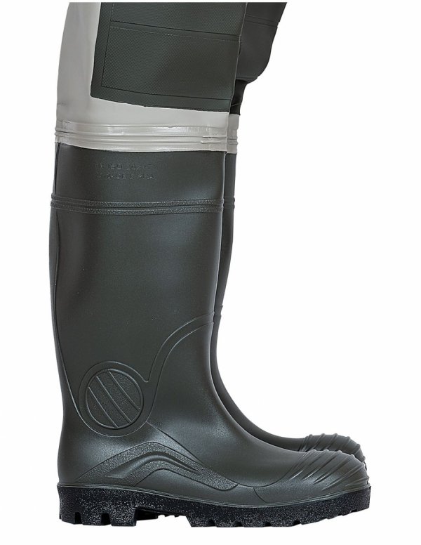 WATERPROOF THIGH WADERS PREMIUM 400P WITH KNEE REINFORCEMENT WRP02