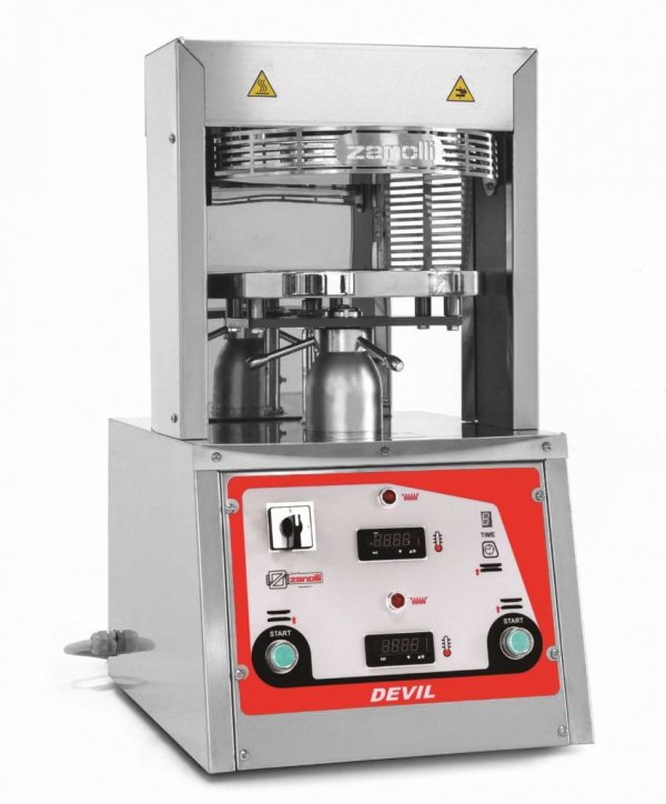 Prasa do ciasta do pizzy | 45 cm | 400 placków/h | 5,6 kW | DEVIL 45