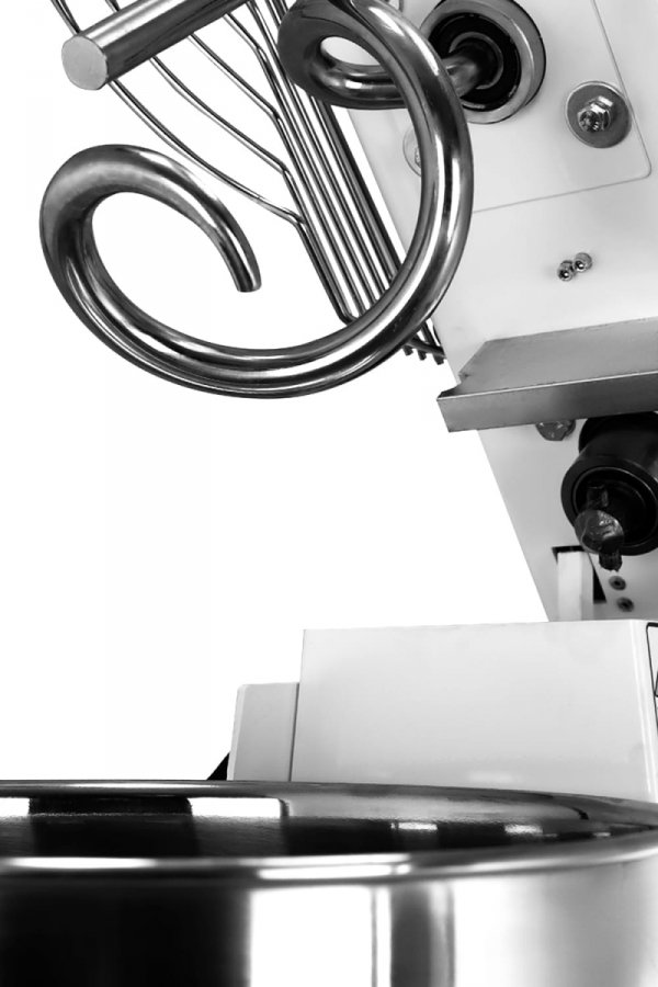 Mikser spiralny RTS 40 TR 2V | podnoszona głowica i wyjmowana dzieża | 41 l | 1,8 kW