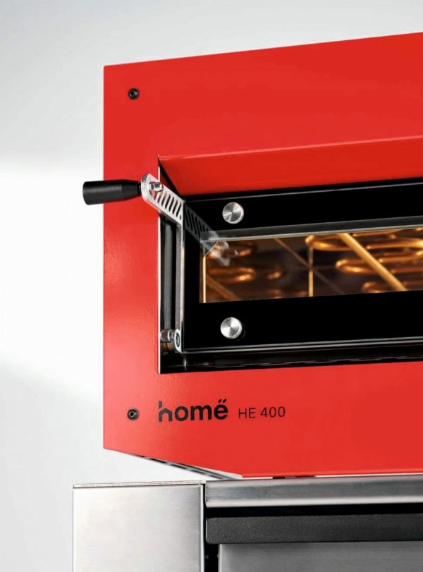 Piec do pizzy elektryczny Cuppone Home HE 400 | jednokomorowy | panel dotykowy | 400x400 mm | HE400/1 TS/FB | niebieski