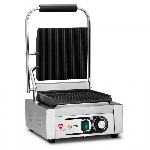 Kontakt grill pojedynczy | ryflowany | Resto Quality | 1,8 kW | RQK811A