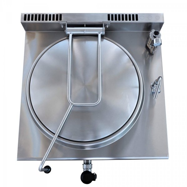 Kocioł warzelny elektryczny z grzaniem pośrednim | 12 kW | 80 l | 400V | 800x700x900 mm | RQLR-782E