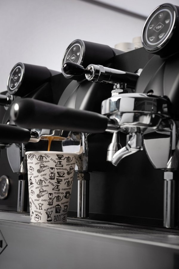 Ekspres kolbowy 3-grupowy | Lollo 3GR Black | kolor czarny | 5 kW