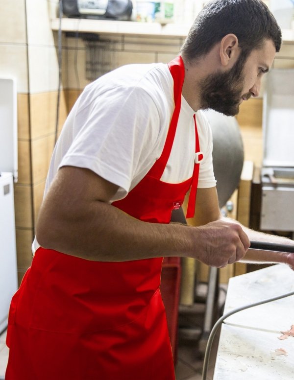 WATERPROOF APRON WITH ROUND REINFORCEMENT 082