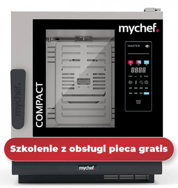 Piec konwekcyjno-parowy elektryczny | automatyczny system myjący | 6xGN1/1 | 7,3 kW | 400 V | Mychef Cook MASTER Compact 061E TSC | System TSC - najwyższa stabilność temperatury